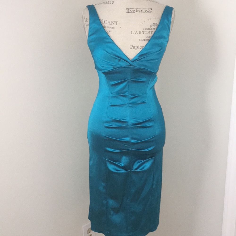 Turquoise Cocktail Dress